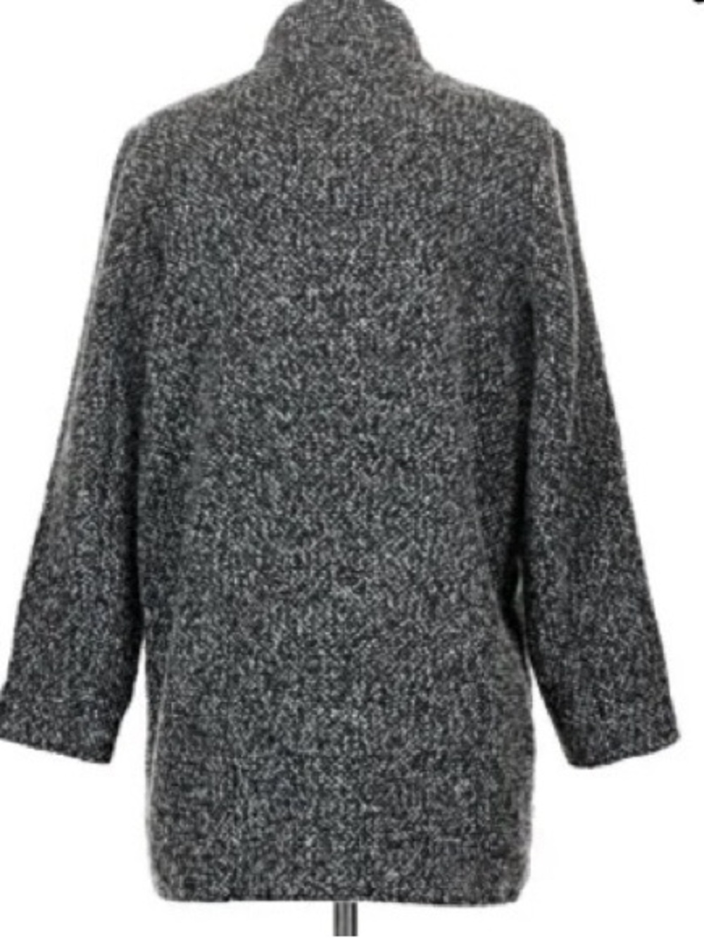 Old Navy Textured Boucle Gray Oversized Pea Coat Sz XXL - Picture 12 of 12